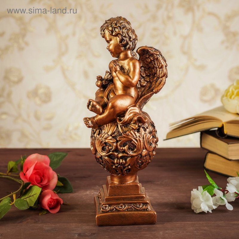 Фигурка голубь бронза