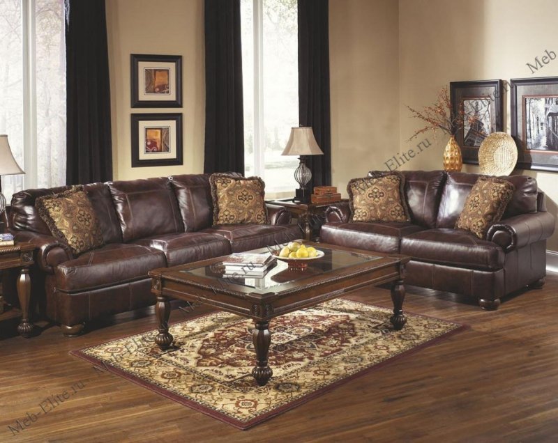 Диван Ashley Furniture коричневый