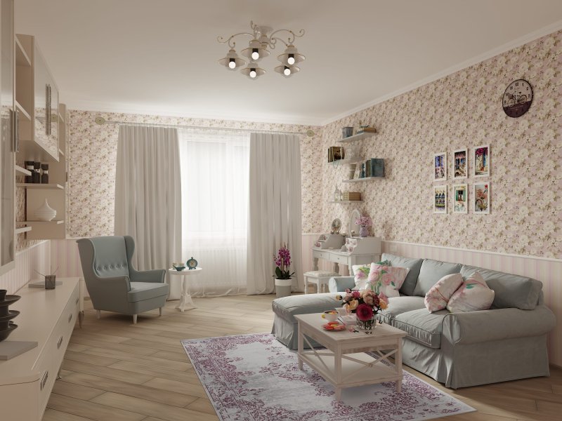 Обои Andrea Rossi Pianosa 54169-5 в интерьере