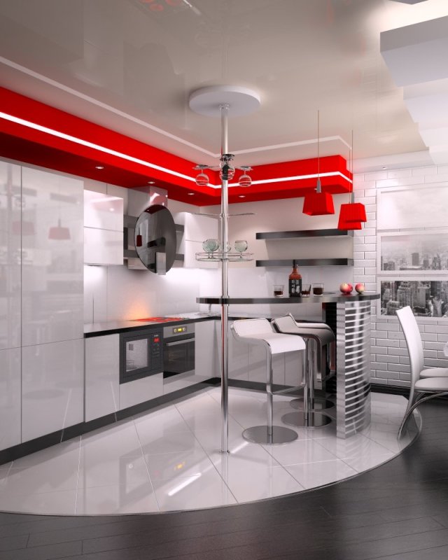 Итальянская кухня System 06 фабрики Pedini