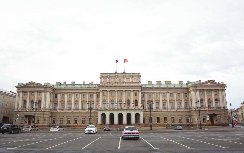 Мариинский дворец Санкт-Петербург сверху