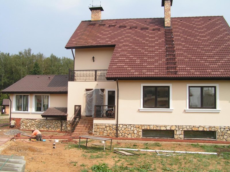 Отделка домов из газобетона