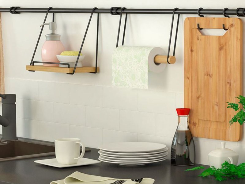 Настенный держатель-рейлинг Brabantia 460005