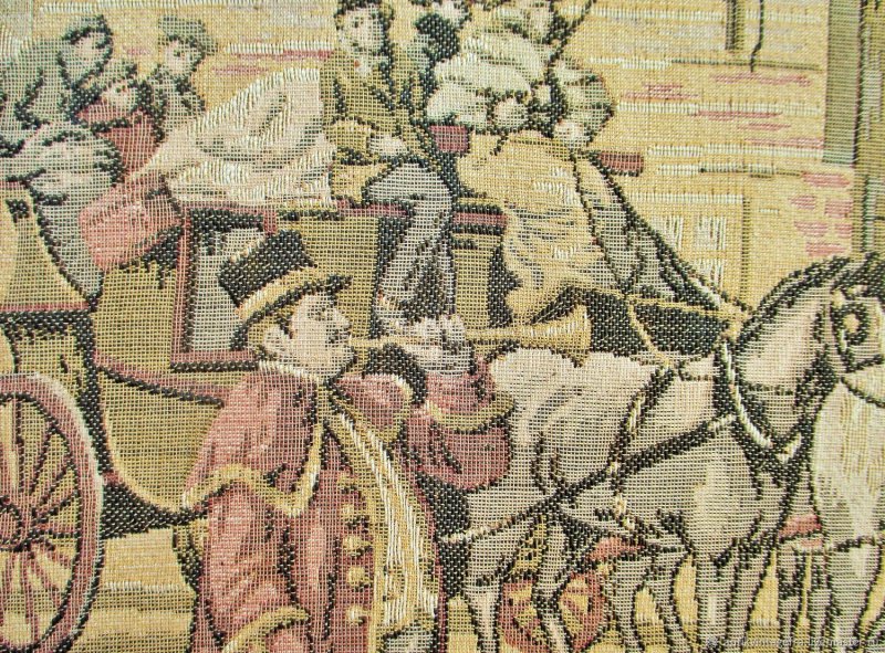 Гобеленовое панно "охота на оленей сепия" (190х130)