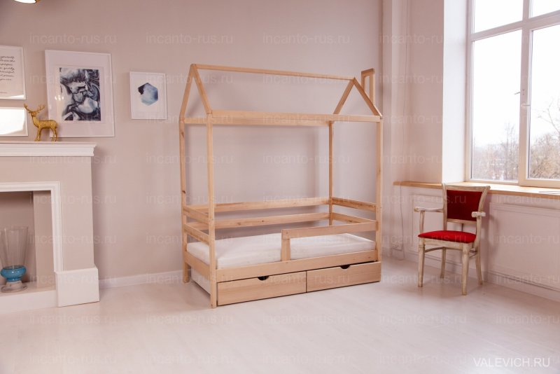 Кровать детская 160х80 домик