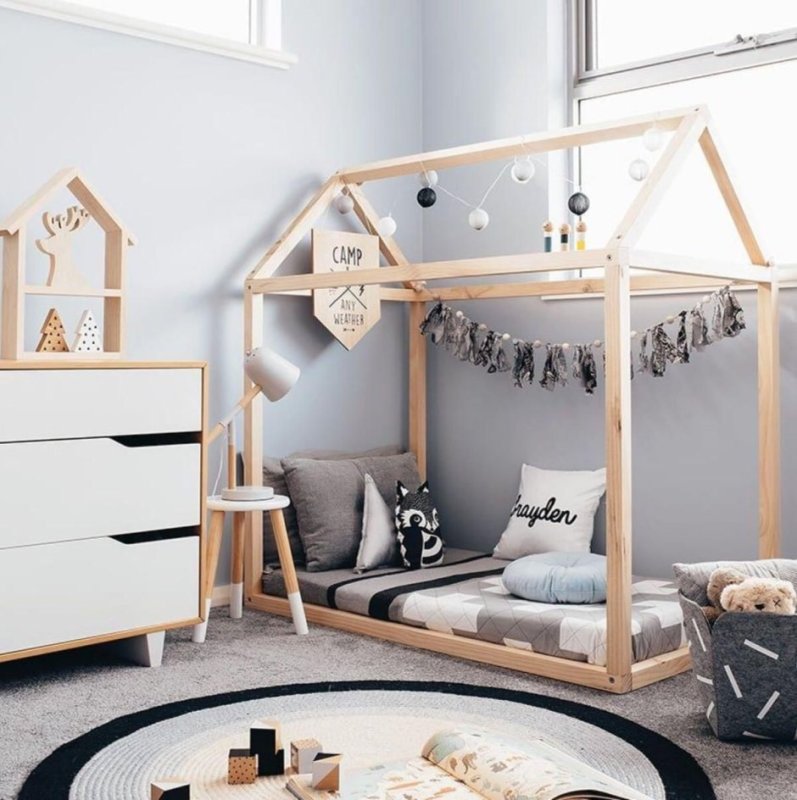 Детская кровать игровая с горкой Cilek Playhouse