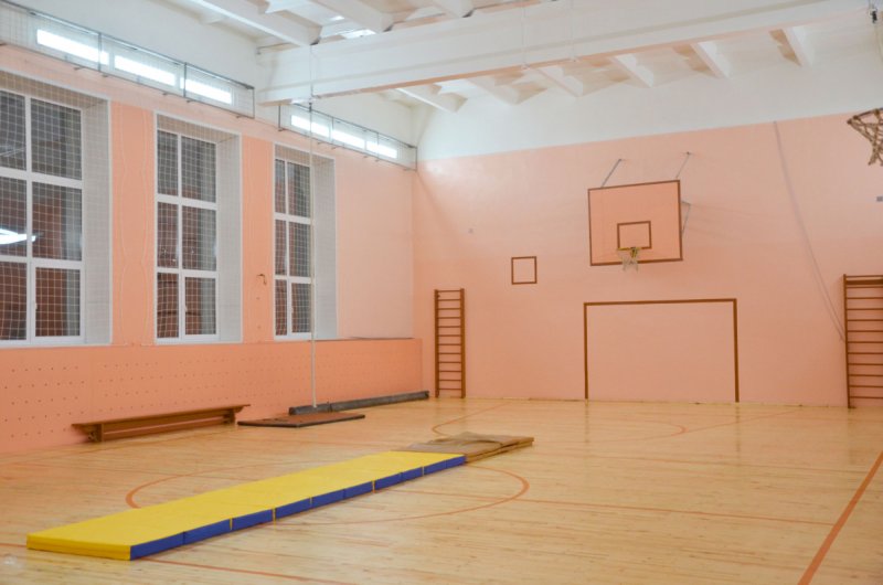 Спортзал в школе 58 Киров