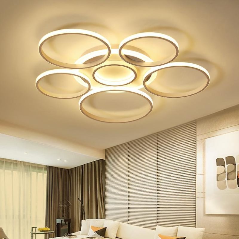 Люстра led Ceiling Lamp 6 кольца