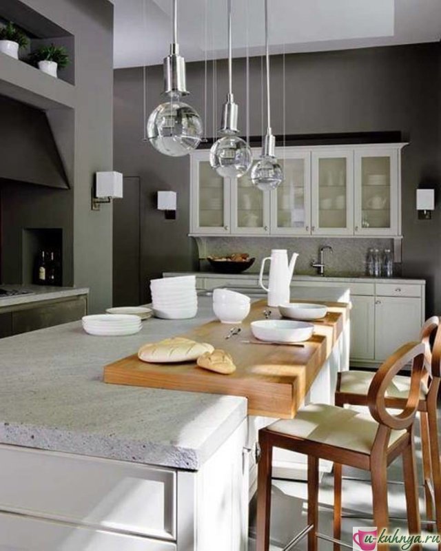 Люстра Round Glass Chandelier - Modern Style Living Room Lighting