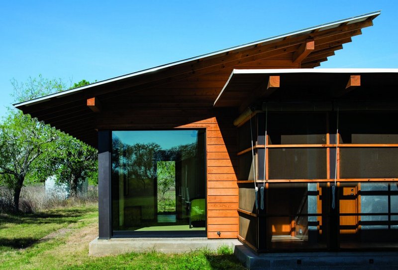 Tiny House с односкатной крышей