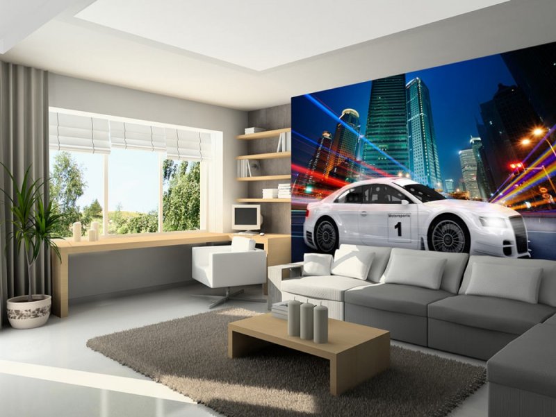 Фотообои на стену авто