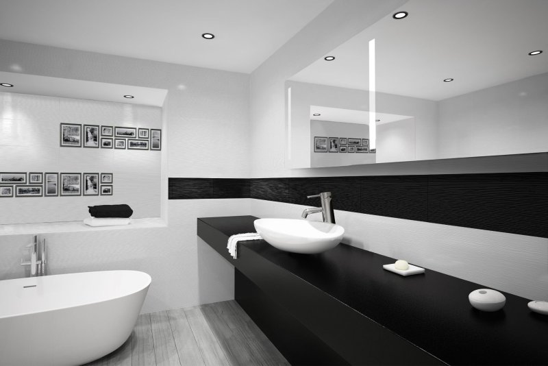 Плитка Бьянко Неро Kerama Marazzi