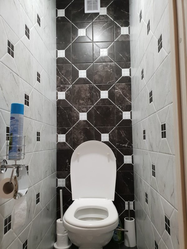 Отделка туалета в панельном доме
