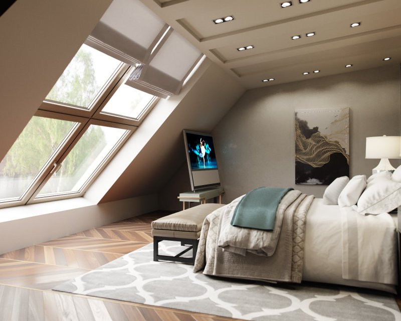 Мансардное окно Rehau 900x750