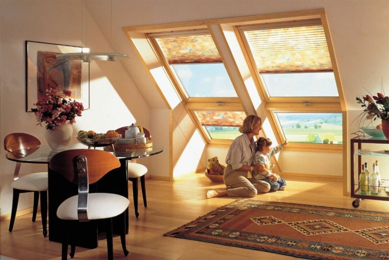 Мансардный эркер Velux
