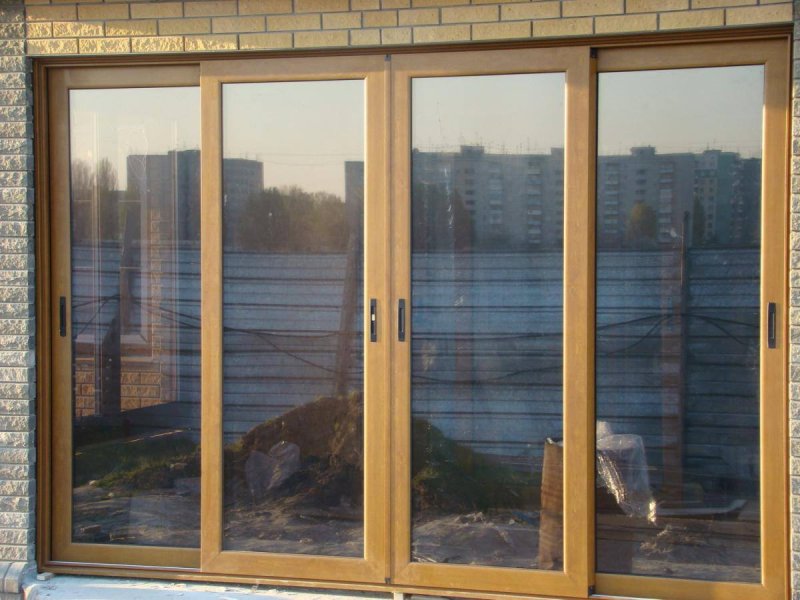 Сдвижные алюминиевые окна