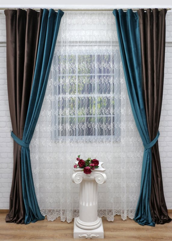 Штора naturel 87200-109-Dark-Grey
