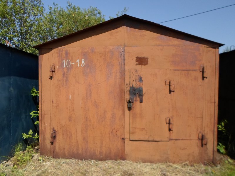 Металлический гараж 6х4