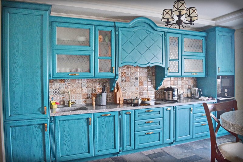 Голубая кухня Прованс Антарес