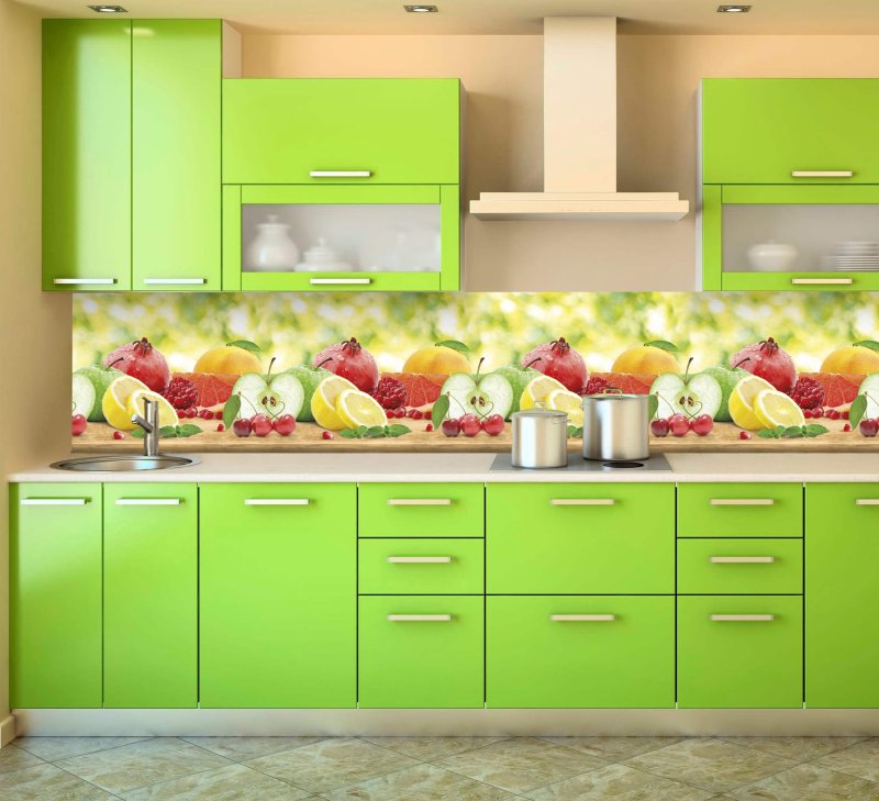 Фартук ПВХ фрукты 380 (0,6м*3м*1,3мм)