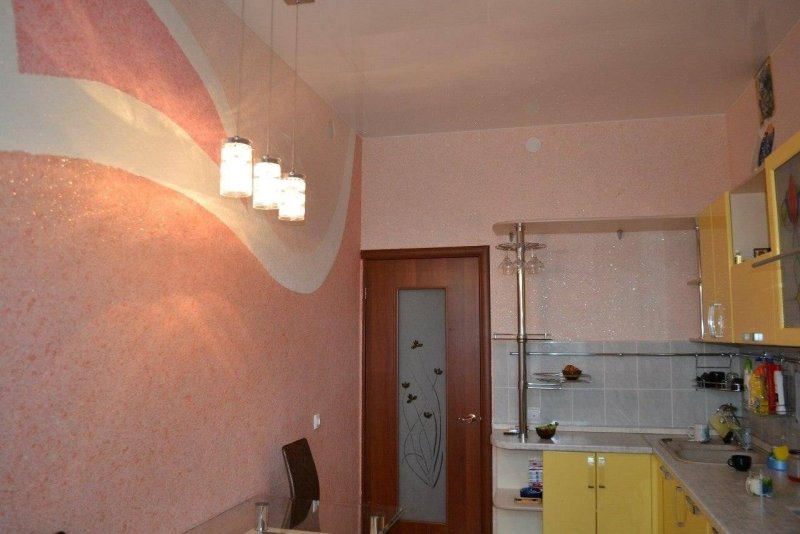 Декоративная штукатурка короед в интерьере