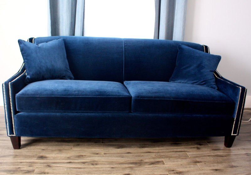 Диван Шарп 160 Velvet Blue