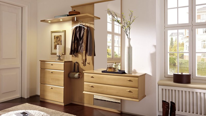 Комод с зеркалом Валенсия Dresser with Mirror c05 темный орех