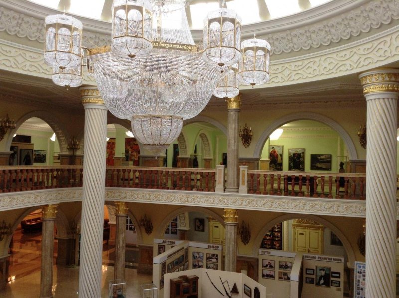 Михраб в мечети сердце Чечни