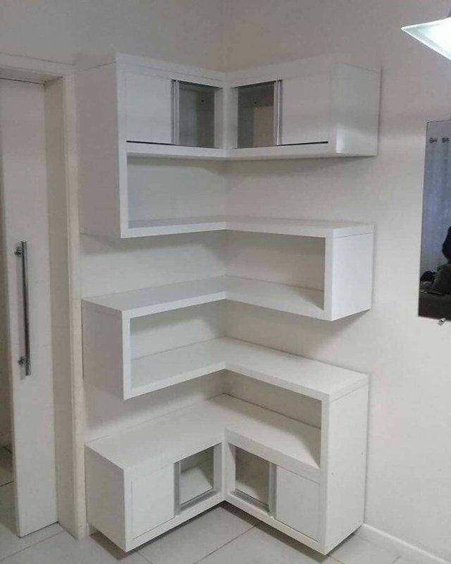 Угловые полки на кухню