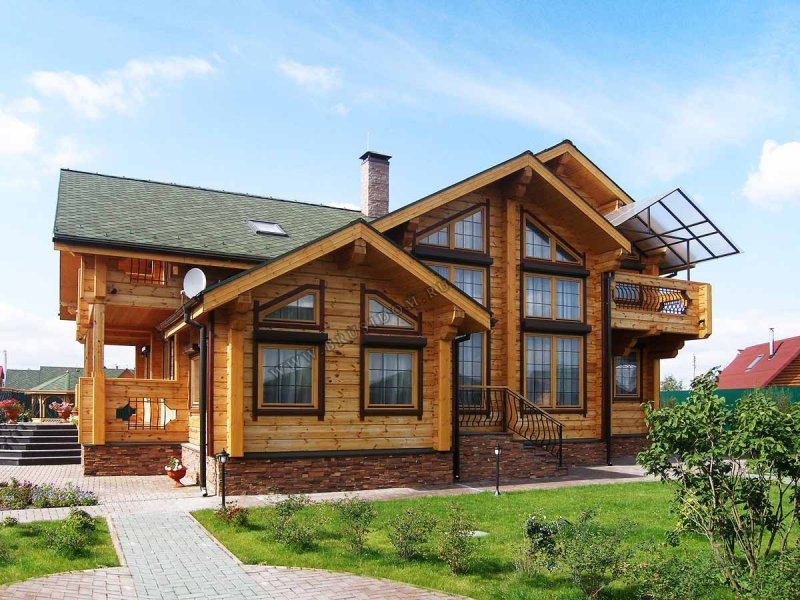 Дом из клееного бруса good Wood