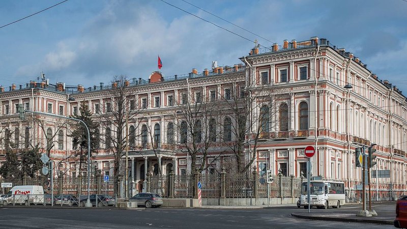 Николаевский дворец в 19 веке Санкт Петербург