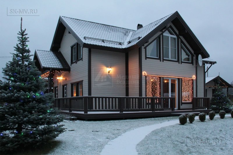 Дом из клееного бруса Саарланд