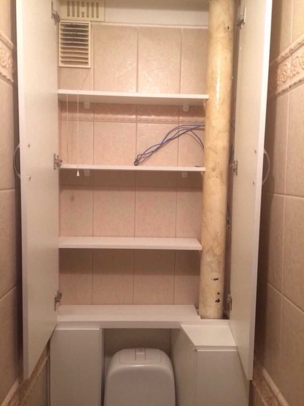 Шкаф в туалет