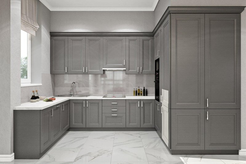 CS 186 Grigio Terra фасад кухни