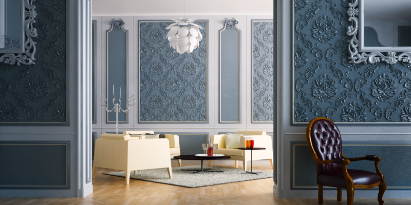 Молдинги Orac Decor в интерьере