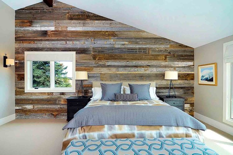 Rustic Wood Decor спальня
