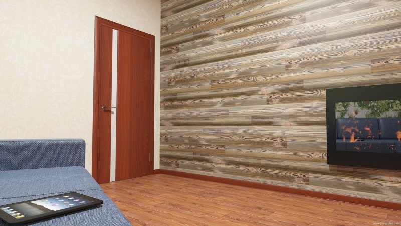 Панель МДФ Interior 3d дуб стоунвуд