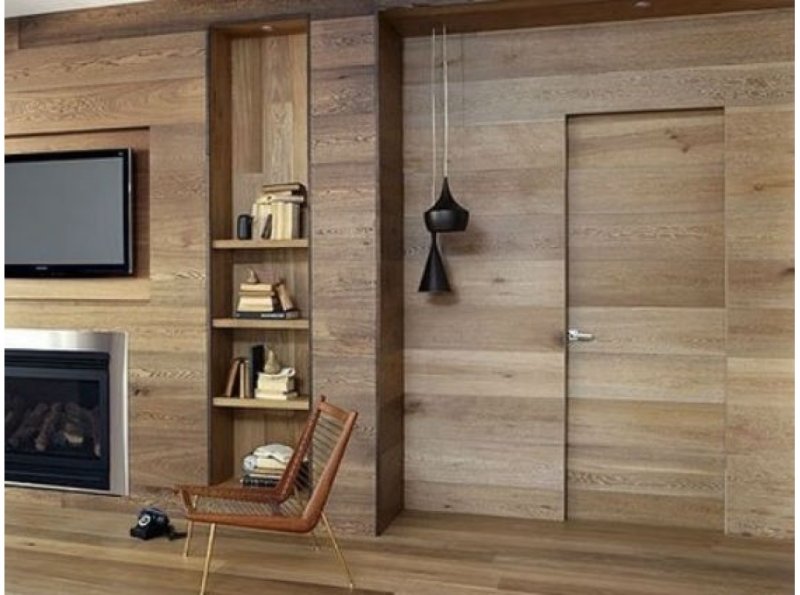 Шпонированные панели Wallhof Wood "тик"