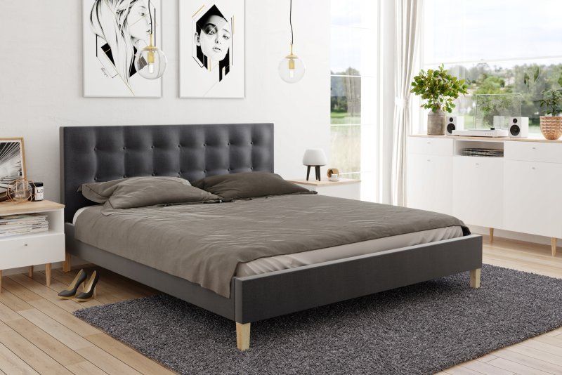 Кровать Скандинавия 160 Grey