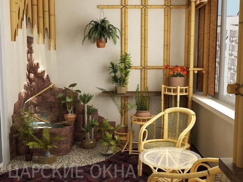 Зимний сад арочные окна