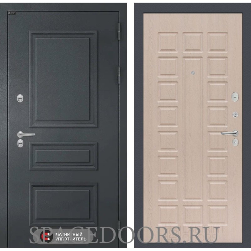 Дверь входная labirintdoors Акустик 96 правый п 21 грей софт