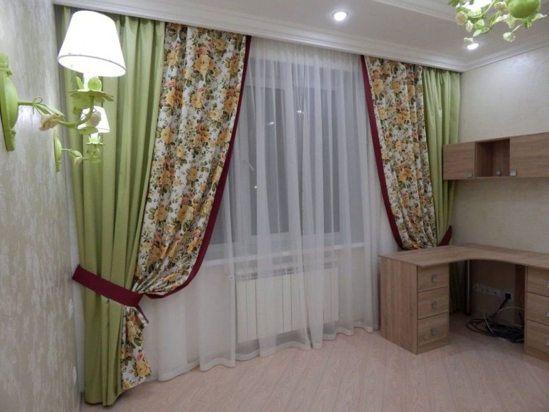 Капроновые шторы для спальни