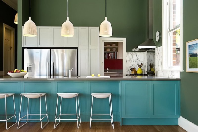 Кухонный гарнитур ikea темно зеленый
