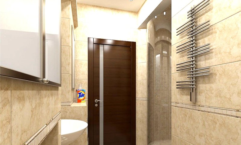 Двери в ванную комнату и туалет
