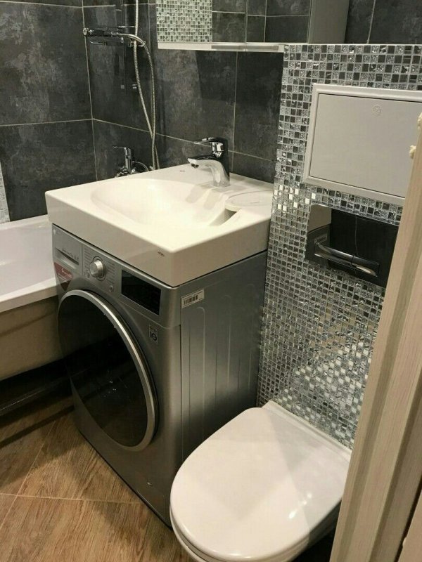 Совмещённый санузел 6 кв м