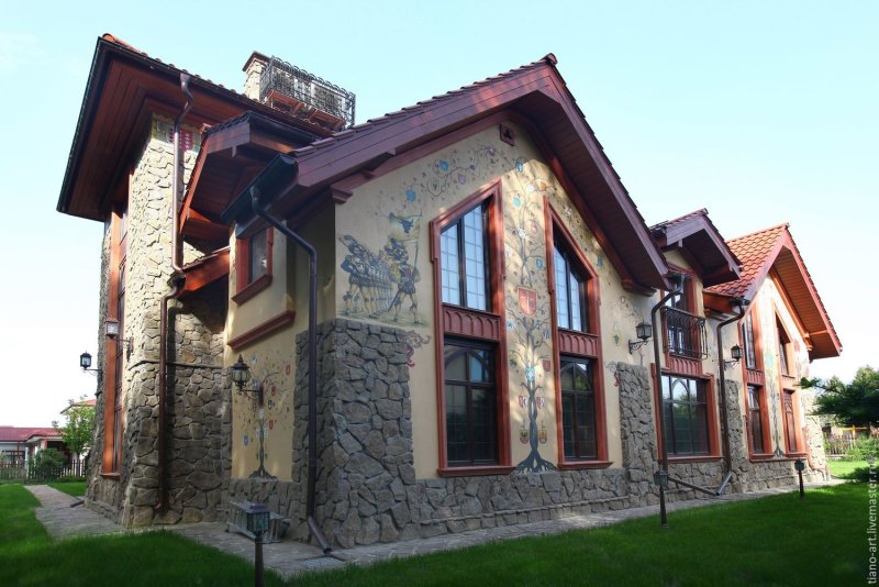 Расписные дома в Обераммергау