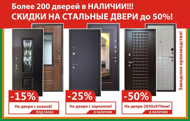 Реклама дверей