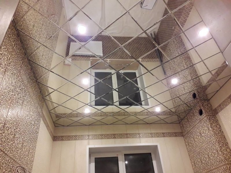 Плитка мозаика зеркальная для ванной