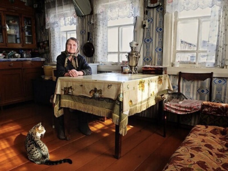 Интерьер Бабушкин дом в деревне