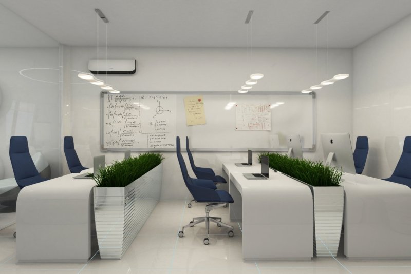 Стиль Hi-Tech офис